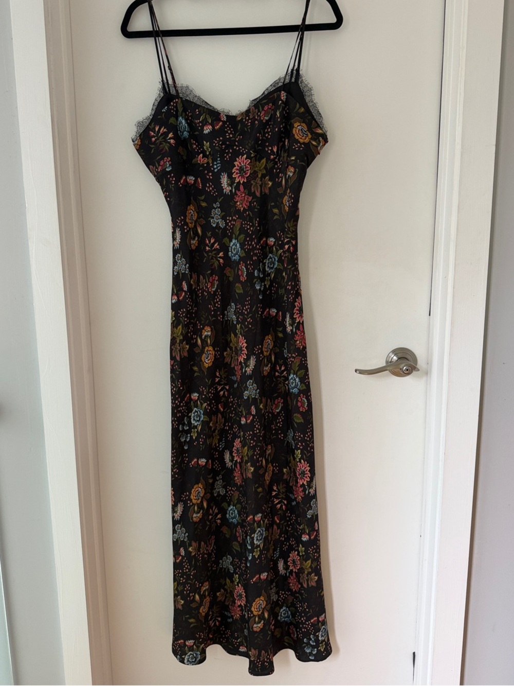 Veronica Beard Bixie Floral Stretch Silk Maxi Dress